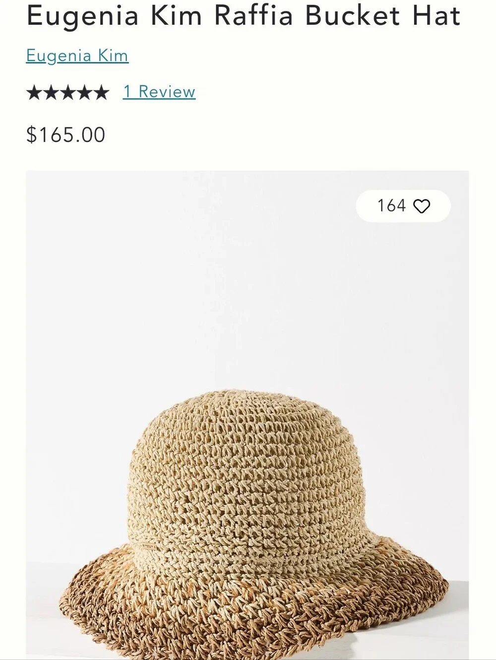 Eugenia Kim sold anthropologie